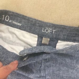 LOFT Shorts - 10 LOFT chambray shorts LOFT Shorts - 10 LOFT chambray shorts